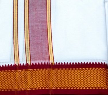 Korvai Dhoti Weaving of Tamil Nadu