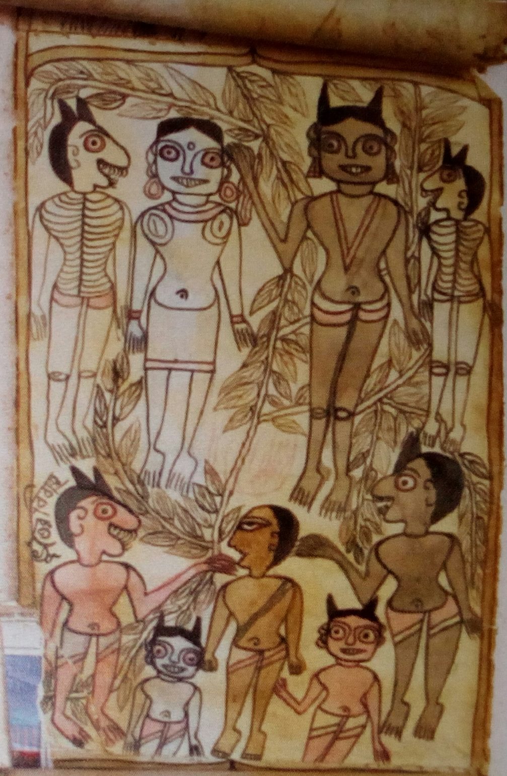Jadupatua Scroll Painting of the Santhal Tribes of West Bengal