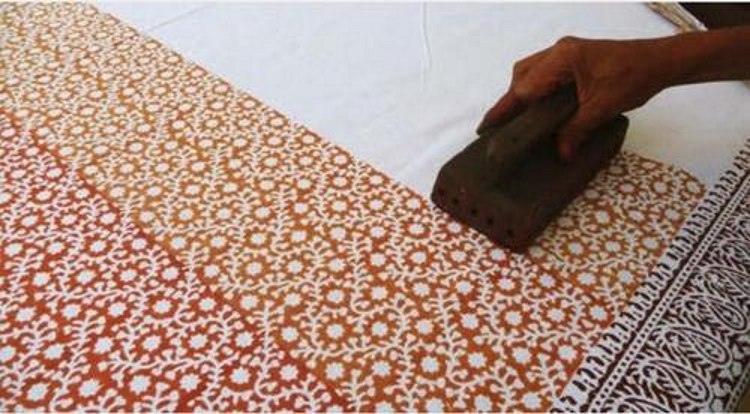 Clay and Wax Resist Hand Block – Printing of Deesa, Gujarat