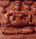 Wood Carving of Krishna, Andhra Pradesh